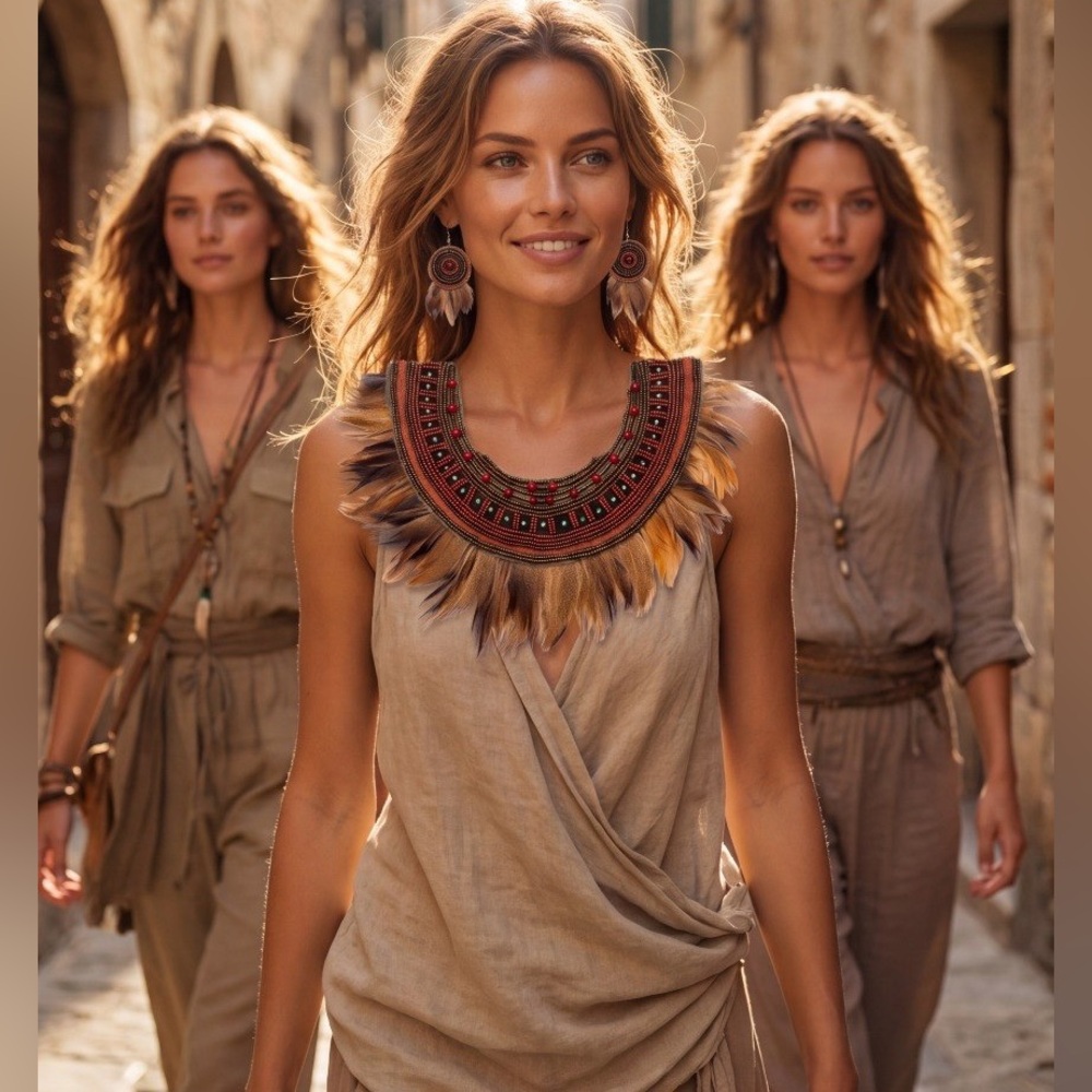 American Indian tribal necklace